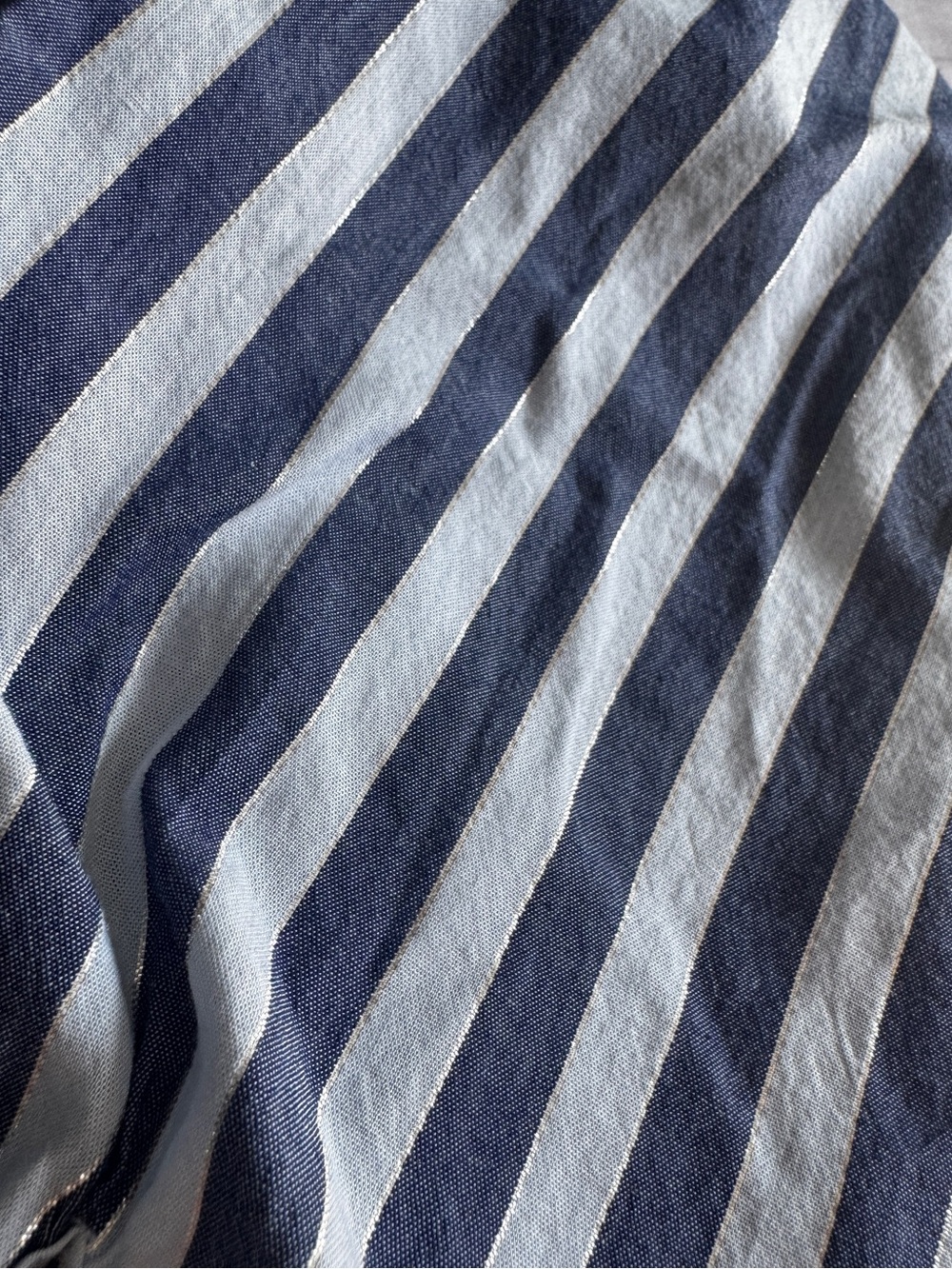 Victoria Secret Blue and White Stripped Long Nightgown NWOT - Picture 7 of 14